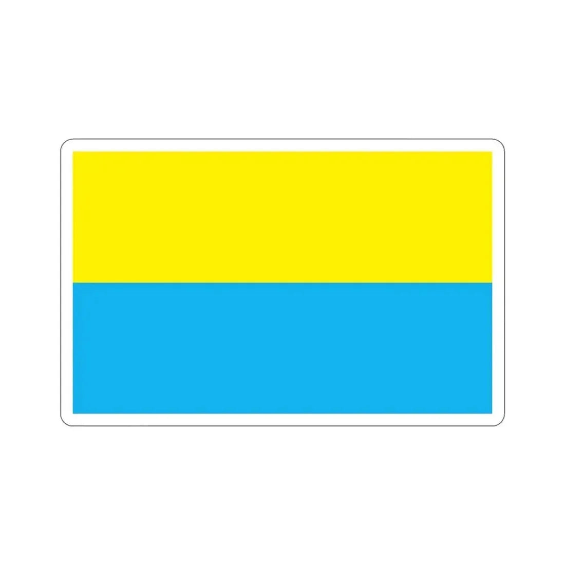 Flag of Opole Poland STICKER Vinyl Die-Cut Decal 6 Inch - The Sticker Space