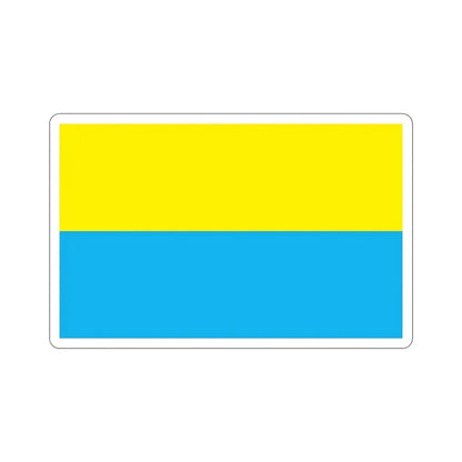 Flag of Opole Poland STICKER Vinyl Die-Cut Decal 6 Inch - The Sticker Space