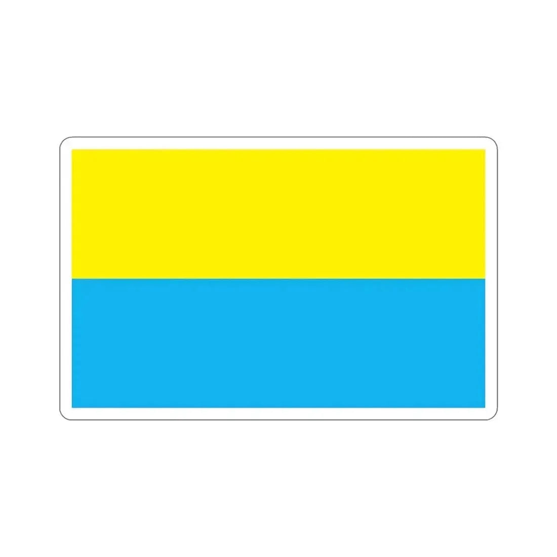 Flag of Opole Poland STICKER Vinyl Die-Cut Decal - The Sticker Space