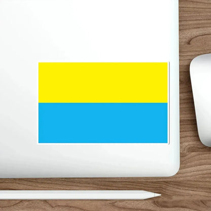 Flag of Opole Poland STICKER Vinyl Die-Cut Decal - The Sticker Space
