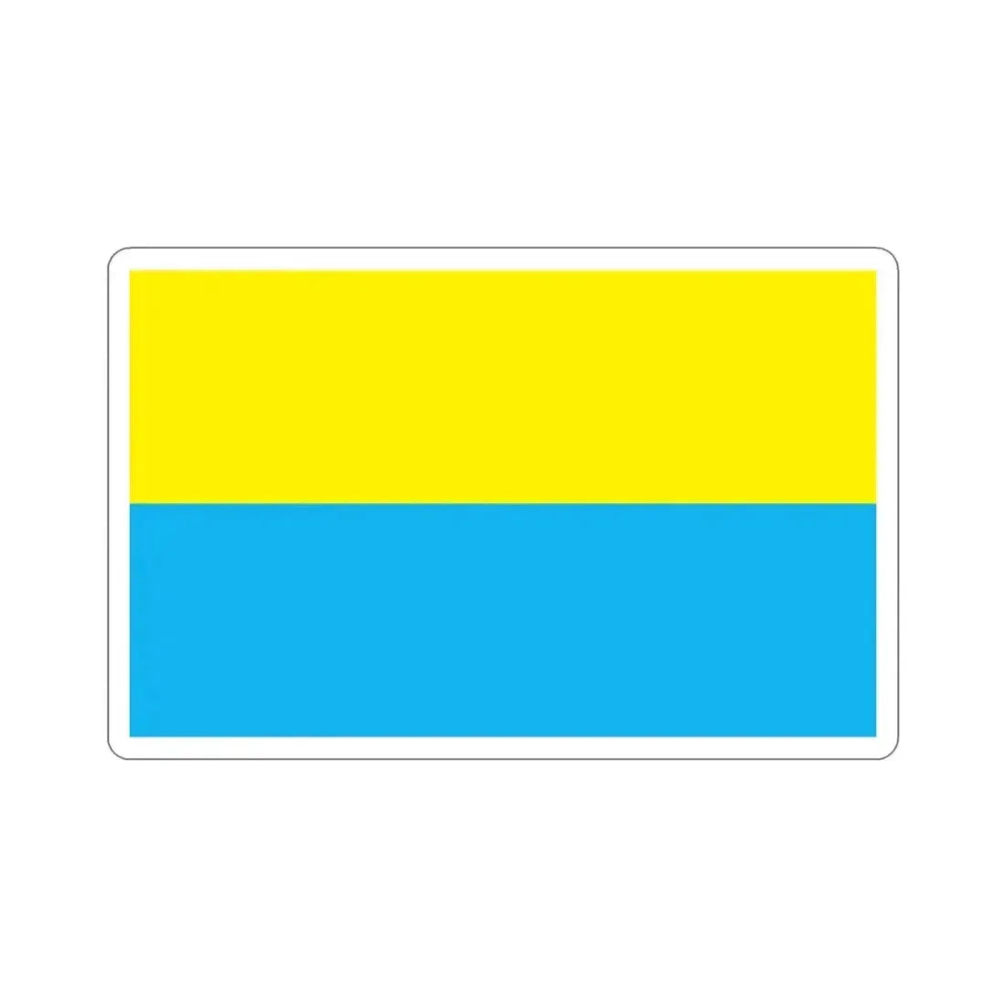 Flag of Opole Poland STICKER Vinyl Die-Cut Decal - The Sticker Space