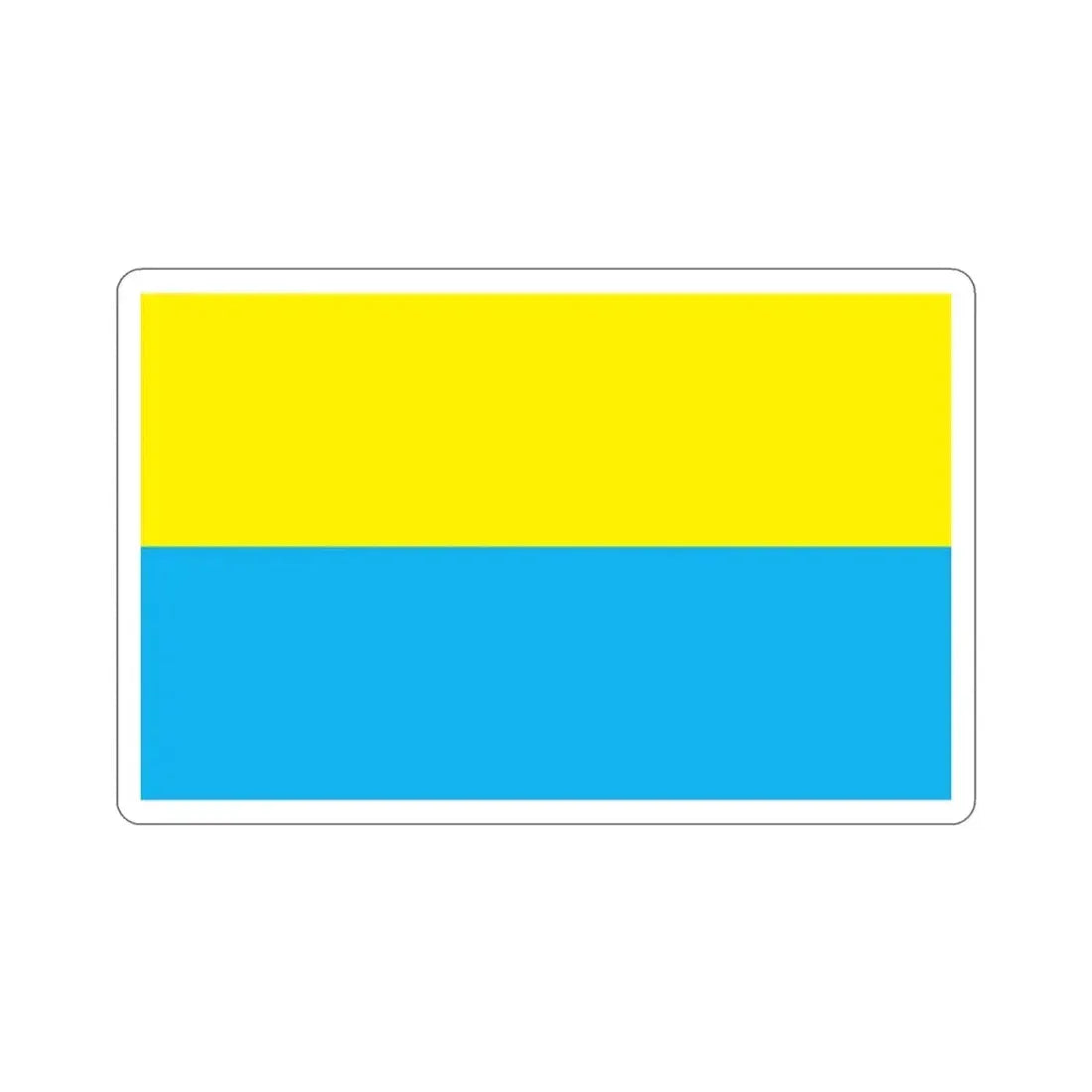 Flag of Opole Poland STICKER Vinyl Die-Cut Decal - The Sticker Space