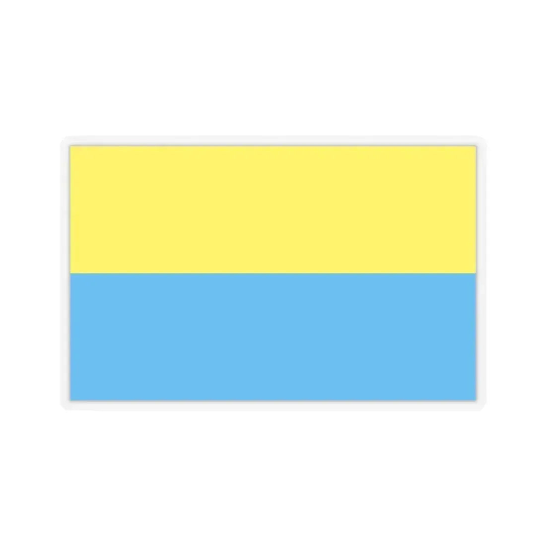 Flag of Opole Poland - STICKER Vinyl Kiss-Cut Decal 2 Inch Transparent - The Sticker Space