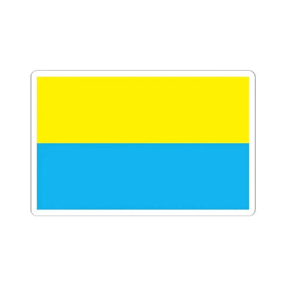 Flag of Opole Poland - STICKER Vinyl Kiss-Cut Decal 2 Inch White - The Sticker Space