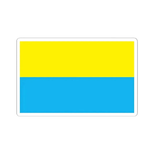 Flag of Opole Poland - STICKER Vinyl Kiss-Cut Decal 2 Inch White - The Sticker Space