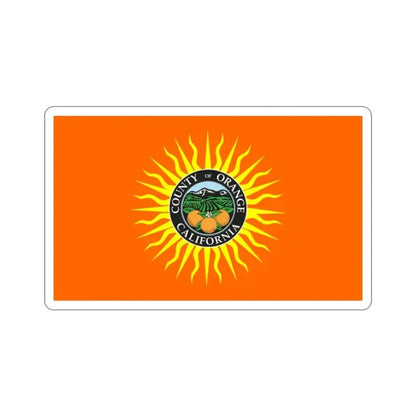 Flag of Orange County California STICKER Vinyl Die-Cut Decal 2 Inch - The Sticker Space