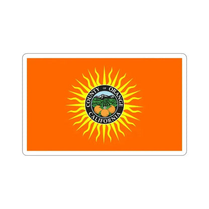 Flag of Orange County California STICKER Vinyl Die-Cut Decal 3 Inch - The Sticker Space