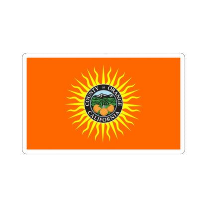 Flag of Orange County California STICKER Vinyl Die-Cut Decal-4 Inch-The Sticker Space