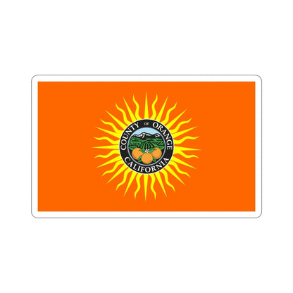 Flag of Orange County California STICKER Vinyl Die-Cut Decal-5 Inch-The Sticker Space