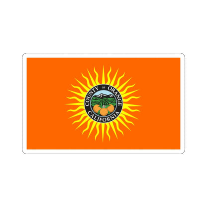 Flag of Orange County California STICKER Vinyl Die-Cut Decal-6 Inch-The Sticker Space