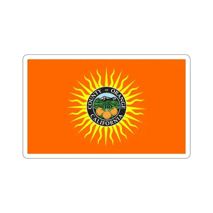 Flag of Orange County California STICKER Vinyl Die-Cut Decal 6 Inch - The Sticker Space
