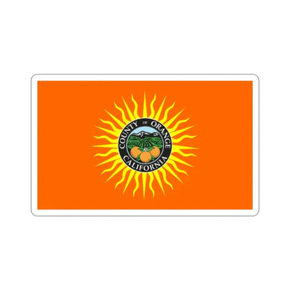 Flag of Orange County California STICKER Vinyl Die-Cut Decal - The Sticker Space