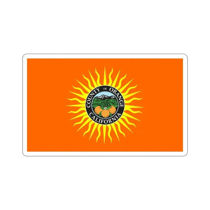 Flag of Orange County California STICKER Vinyl Die-Cut Decal - The Sticker Space