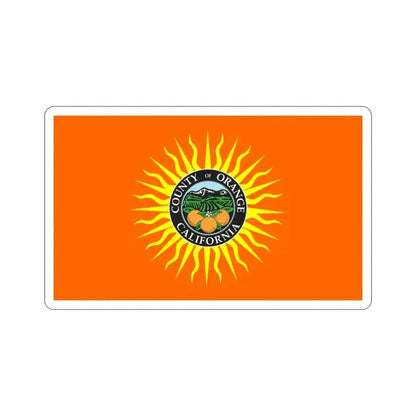 Flag of Orange County California STICKER Vinyl Die-Cut Decal - The Sticker Space