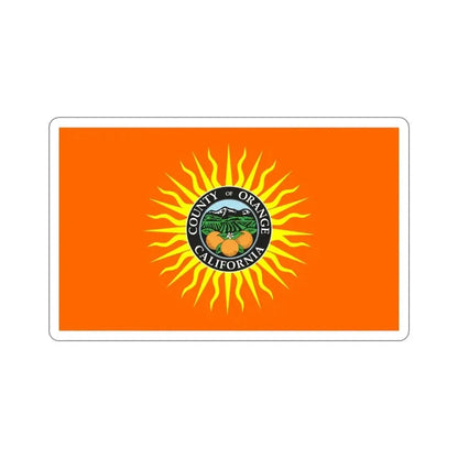 Flag of Orange County California STICKER Vinyl Die-Cut Decal - The Sticker Space