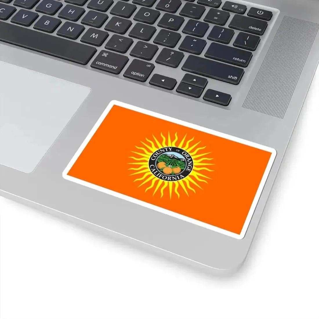 Flag of Orange County California (United States) STICKER Vinyl Kiss-Cut Decal - The Sticker Space