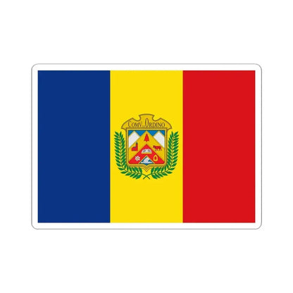 Flag of Ordino (Andorra) STICKER Vinyl Kiss-Cut Decal 4 Inch White - The Sticker Space