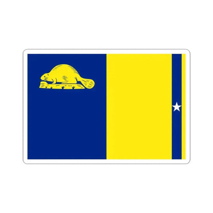 Flag of Oregon proposal 2013 Norquist (United States) STICKER Vinyl Kiss-Cut Decal 3 Inch White - The Sticker Space