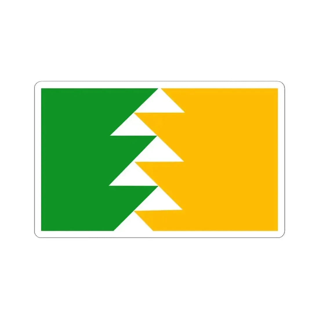 Flag of Oregon proposal Douglas Lynch (United States) STICKER Vinyl Kiss-Cut Decal 6 Inch White - The Sticker Space