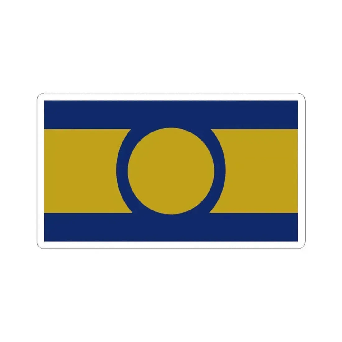 Flag of Oregon proposal Jaymes Walker (United States) STICKER Vinyl Kiss-Cut Decal 3 Inch White - The Sticker Space