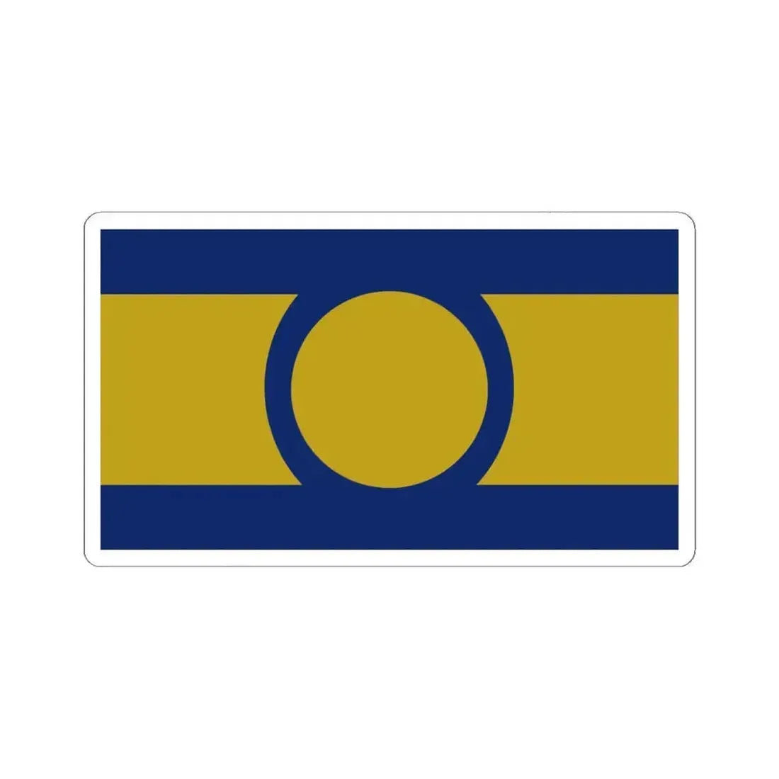 Flag of Oregon proposal Jaymes Walker (United States) STICKER Vinyl Kiss-Cut Decal 4 Inch White - The Sticker Space