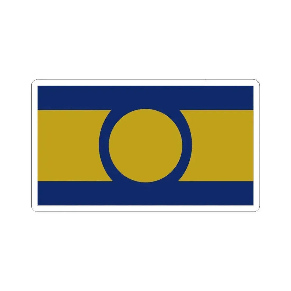 Flag of Oregon proposal Jaymes Walker (United States) STICKER Vinyl Kiss-Cut Decal 6 Inch White - The Sticker Space