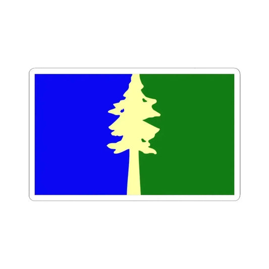 Flag of Oregon proposal Lorraine Bushek (United States) STICKER Vinyl Kiss-Cut Decal 2 Inch White - The Sticker Space