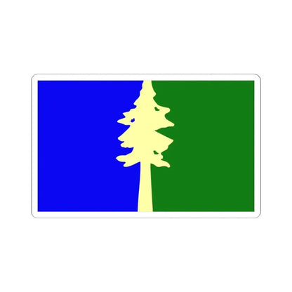 Flag of Oregon proposal Lorraine Bushek (United States) STICKER Vinyl Kiss-Cut Decal 4 Inch White - The Sticker Space