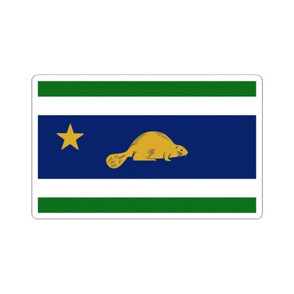 Flag of Oregon proposal Randall Gray (United States) STICKER Vinyl Kiss-Cut Decal 3 Inch White - The Sticker Space