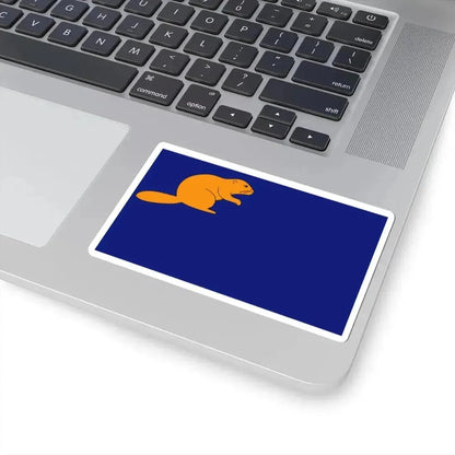 Flag of Oregon proposal Thomas Lincoln (United States) STICKER Vinyl Kiss-Cut Decal - The Sticker Space