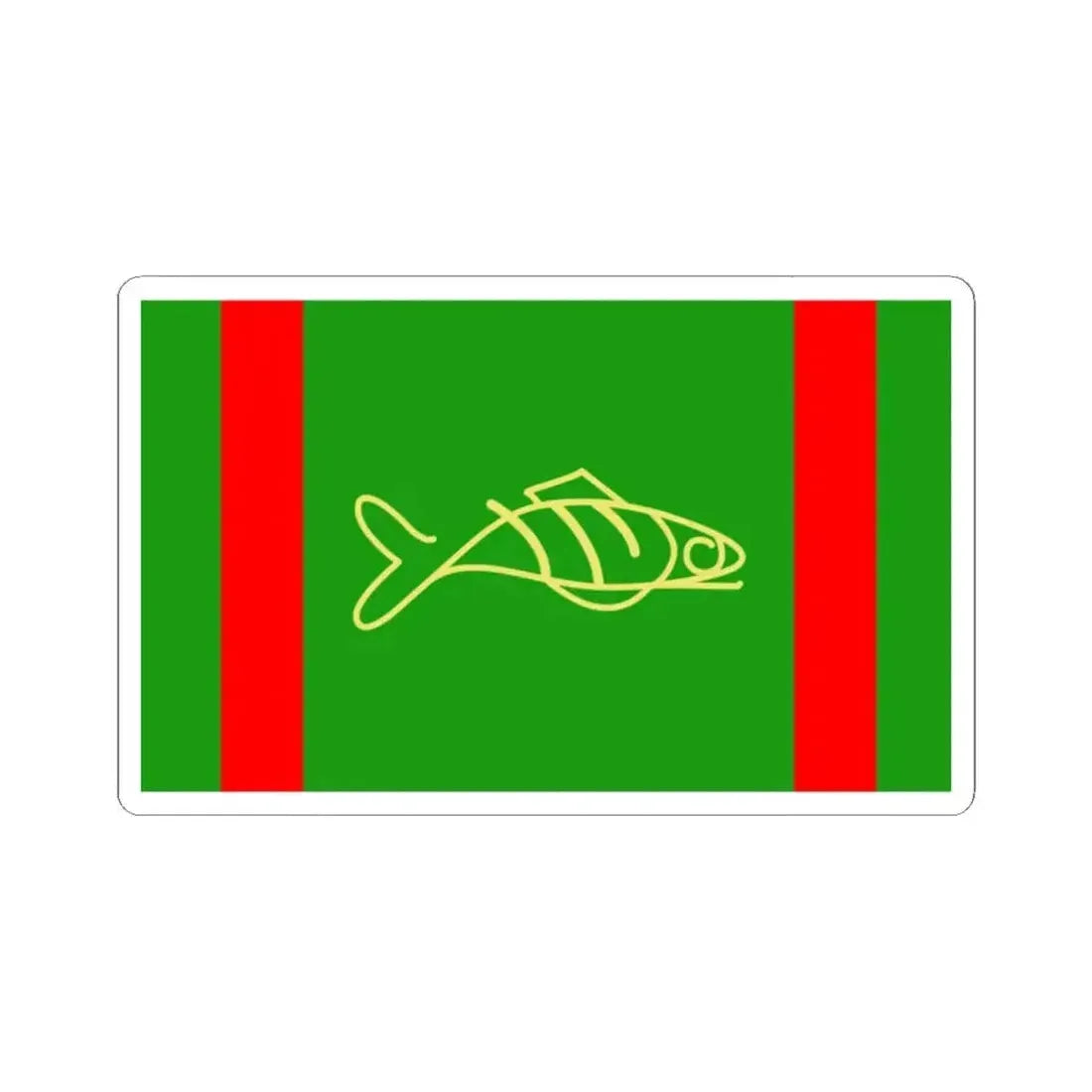 Flag of Oregon proposal T.J. Borzner (United States) STICKER Vinyl Kiss-Cut Decal 2 Inch White - The Sticker Space