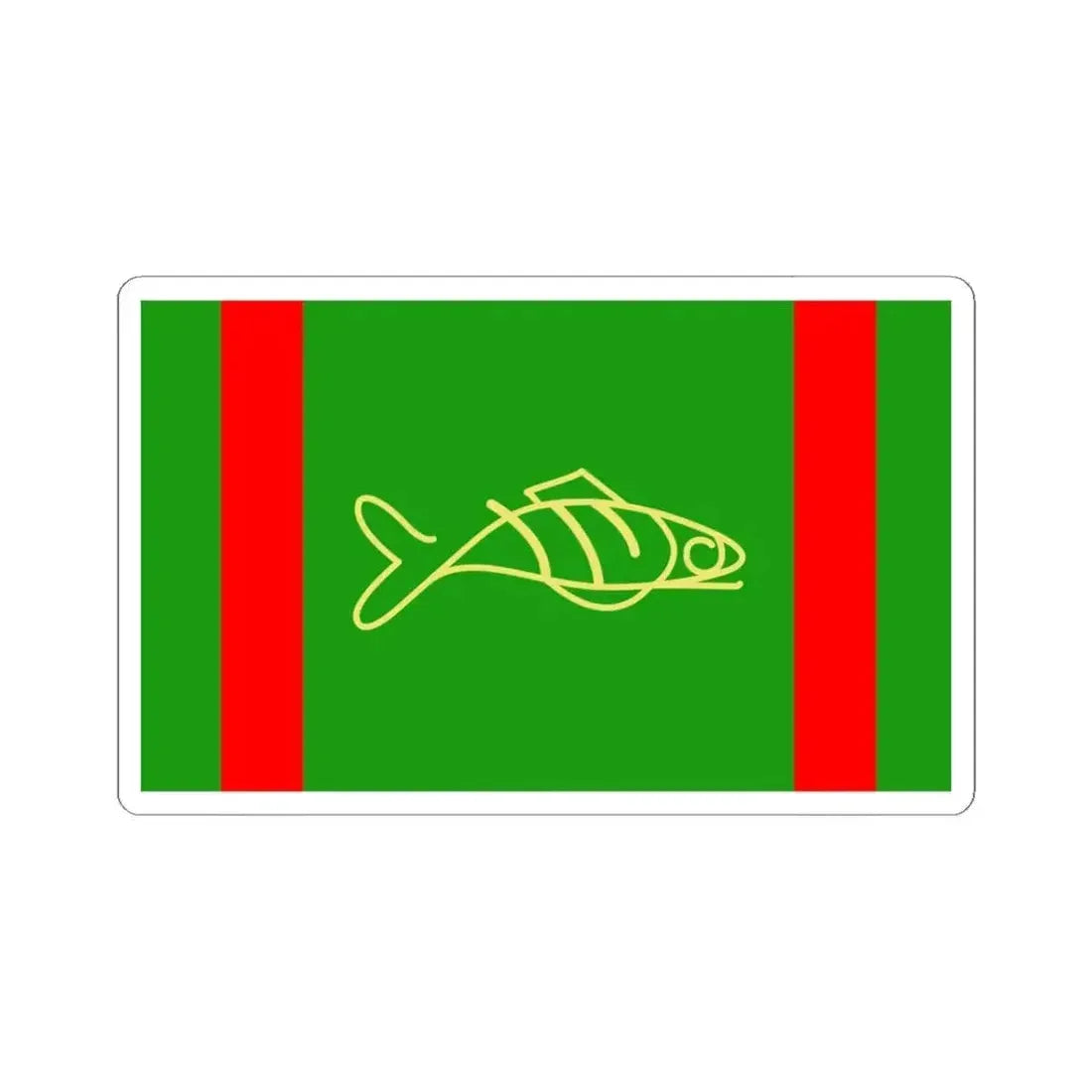 Flag of Oregon proposal T.J. Borzner (United States) STICKER Vinyl Kiss-Cut Decal 3 Inch White - The Sticker Space