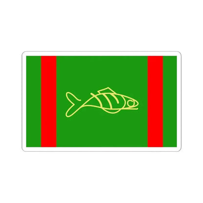 Flag of Oregon proposal T.J. Borzner (United States) STICKER Vinyl Kiss-Cut Decal 3 Inch White - The Sticker Space