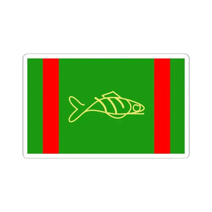 Flag of Oregon proposal T.J. Borzner (United States) STICKER Vinyl Kiss-Cut Decal 4 Inch White - The Sticker Space
