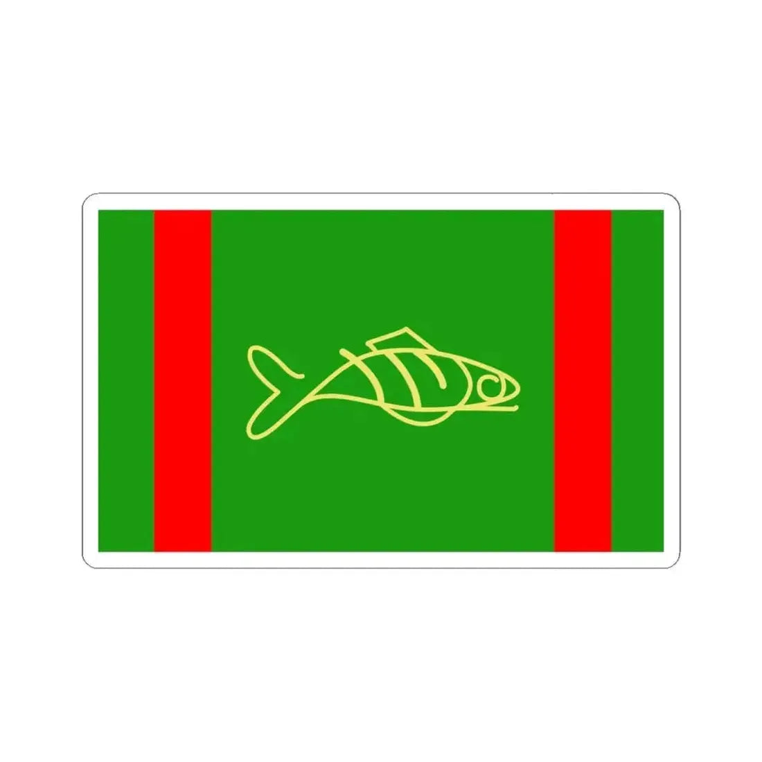 Flag of Oregon proposal T.J. Borzner (United States) STICKER Vinyl Kiss-Cut Decal 6 Inch White - The Sticker Space