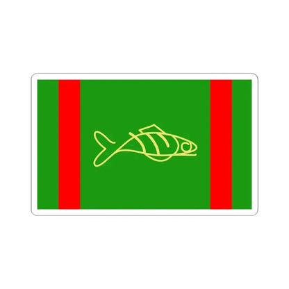 Flag of Oregon proposal T.J. Borzner (United States) STICKER Vinyl Kiss-Cut Decal 6 Inch White - The Sticker Space