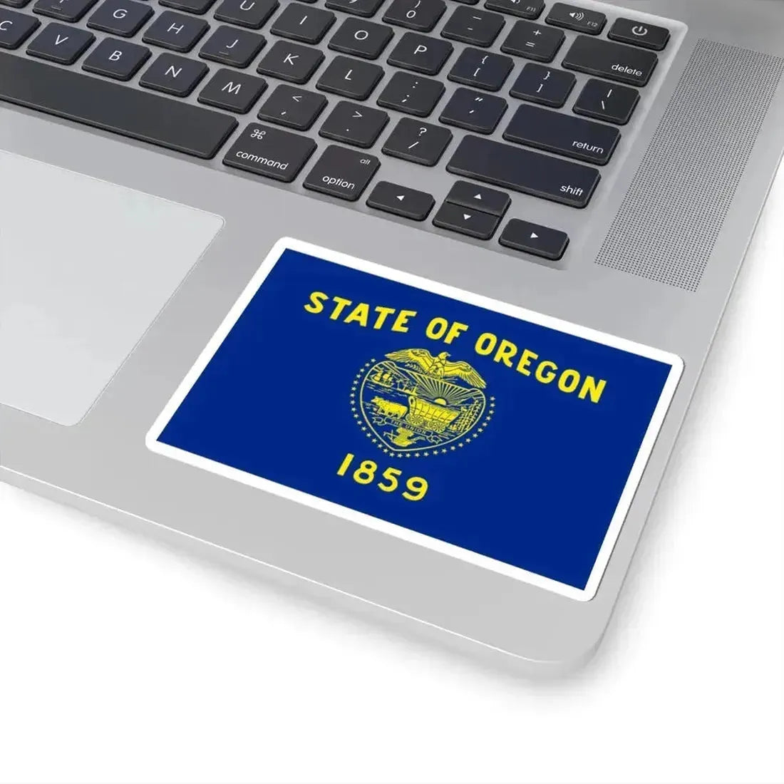 Flag of Oregon (United States) STICKER Vinyl Kiss-Cut Decal - The Sticker Space