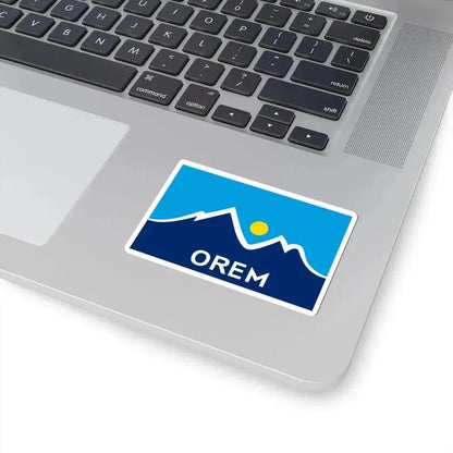 Flag of Orem Utah (United States) STICKER Vinyl Kiss-Cut Decal - The Sticker Space