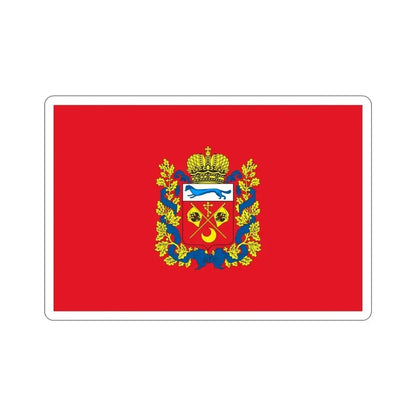 Flag of Orenburg Oblast Russia STICKER Vinyl Die-Cut Decal 4 Inch - The Sticker Space