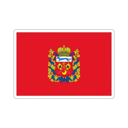 Flag of Orenburg Oblast Russia STICKER Vinyl Die-Cut Decal 5 Inch - The Sticker Space