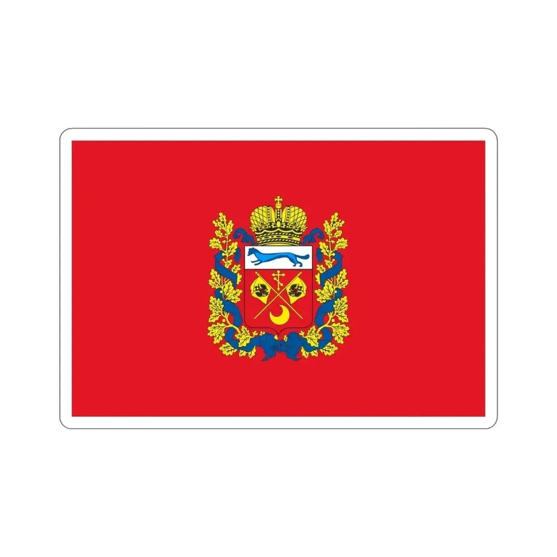 Flag of Orenburg Oblast Russia STICKER Vinyl Die-Cut Decal - The Sticker Space