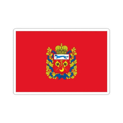 Flag of Orenburg Oblast Russia - STICKER Vinyl Kiss-Cut Decal 3 Inch White - The Sticker Space