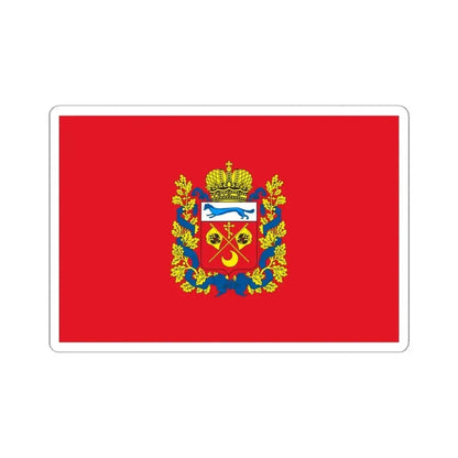 Flag of Orenburg Oblast Russia - STICKER Vinyl Kiss-Cut Decal 6 Inch White - The Sticker Space