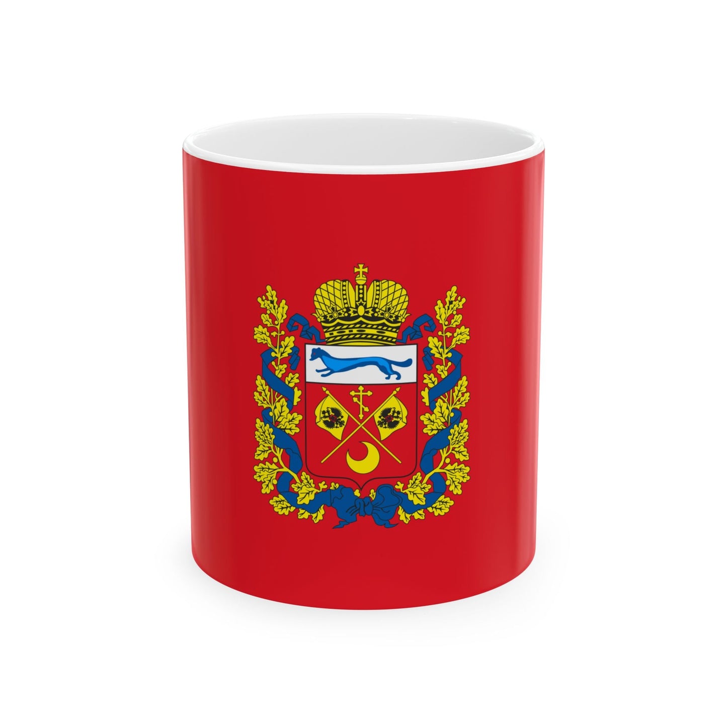 Flag of Orenburg Oblast Russia - White Coffee Mug