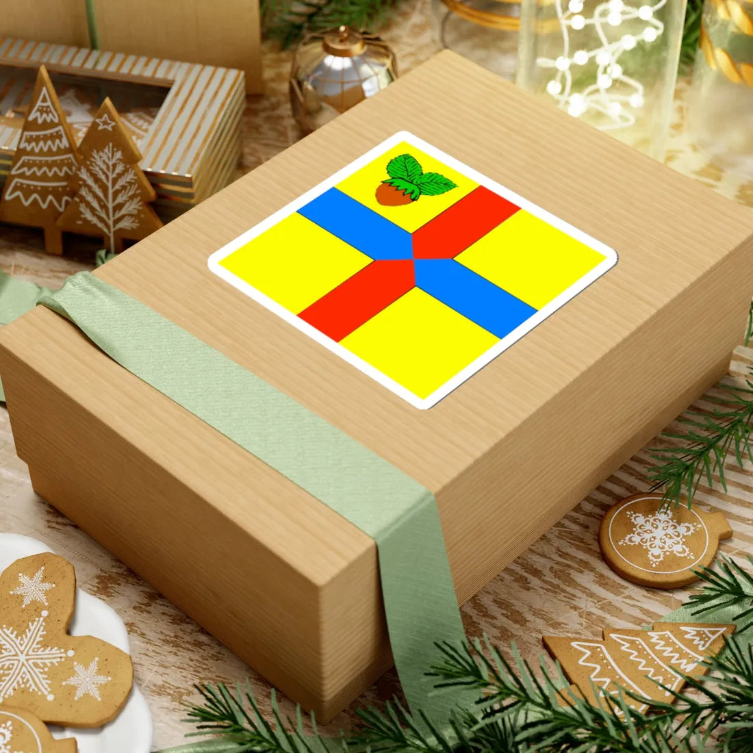 Flag of Orikhiv (Ukraine) STICKER Vinyl Kiss-Cut Decal - The Sticker Space