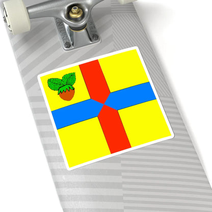 Flag of Orikhiv (Ukraine) STICKER Vinyl Kiss-Cut Decal - The Sticker Space