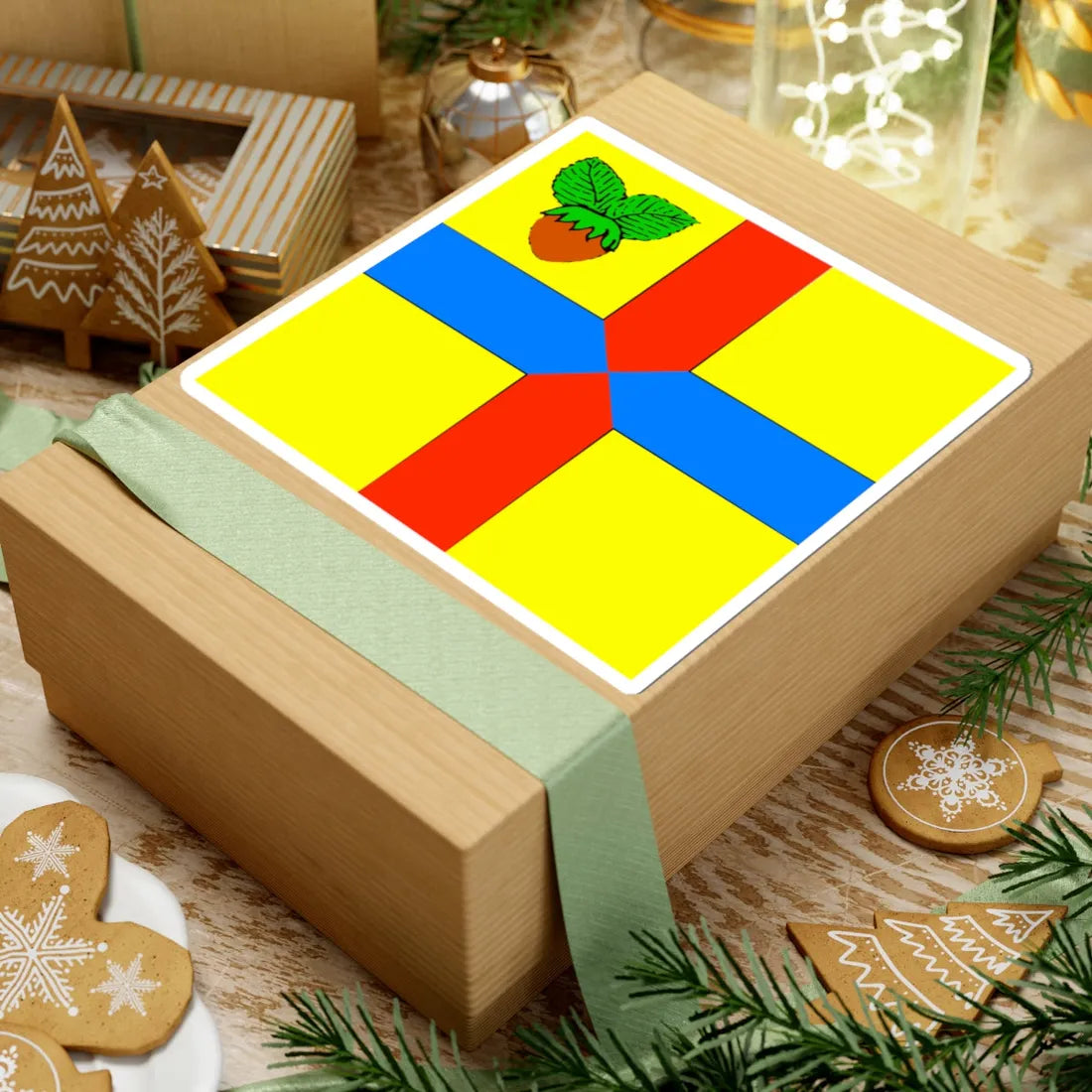 Flag of Orikhiv (Ukraine) STICKER Vinyl Kiss-Cut Decal - The Sticker Space