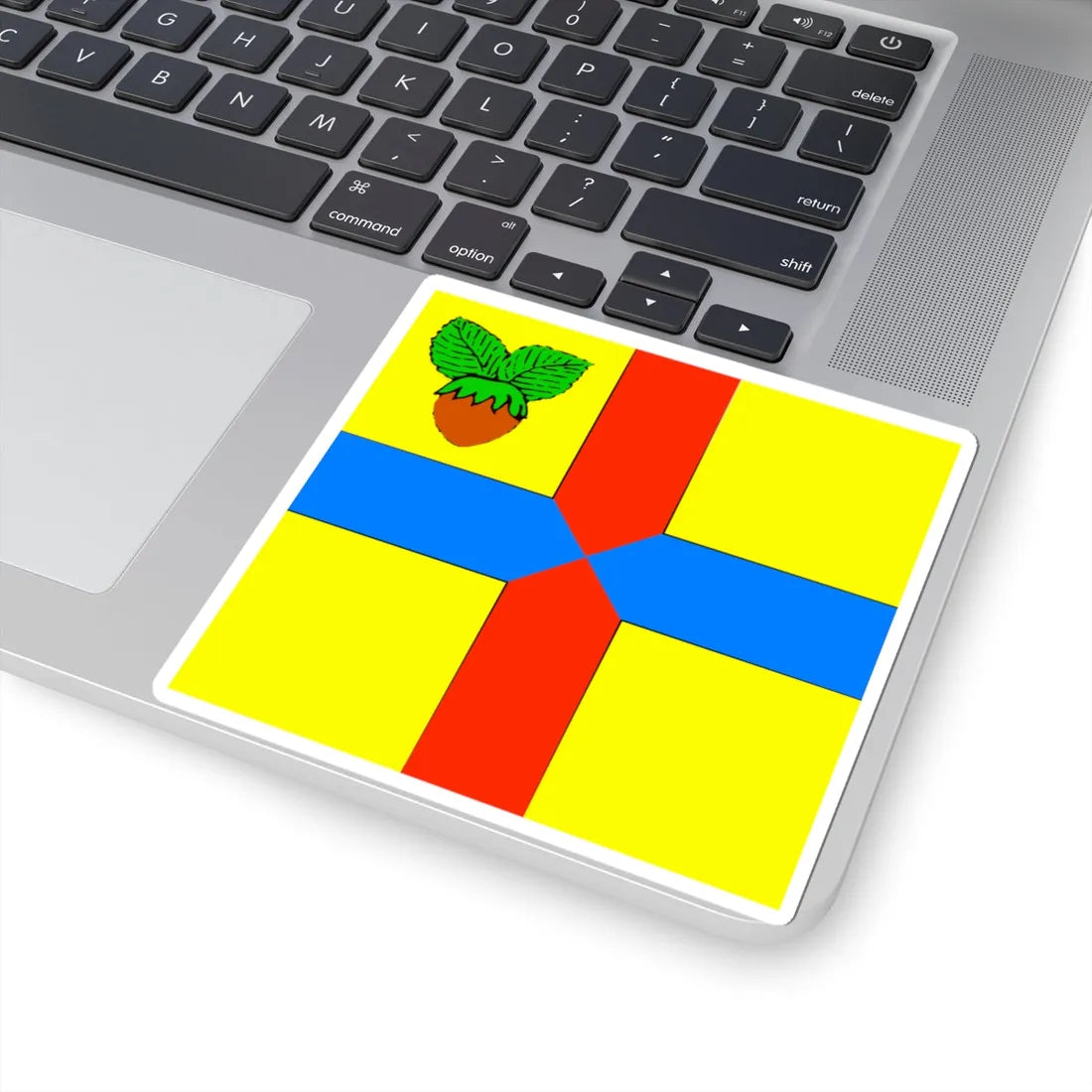 Flag of Orikhiv (Ukraine) STICKER Vinyl Kiss-Cut Decal - The Sticker Space