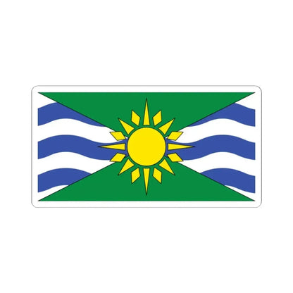 Flag of Orillia Canada (Canada) STICKER Vinyl Kiss-Cut Decal 2 Inch White - The Sticker Space