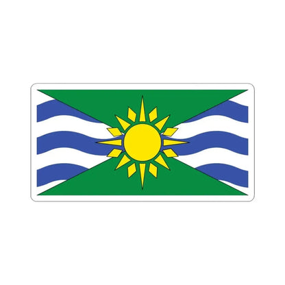 Flag of Orillia Canada (Canada) STICKER Vinyl Kiss-Cut Decal 3 Inch White - The Sticker Space